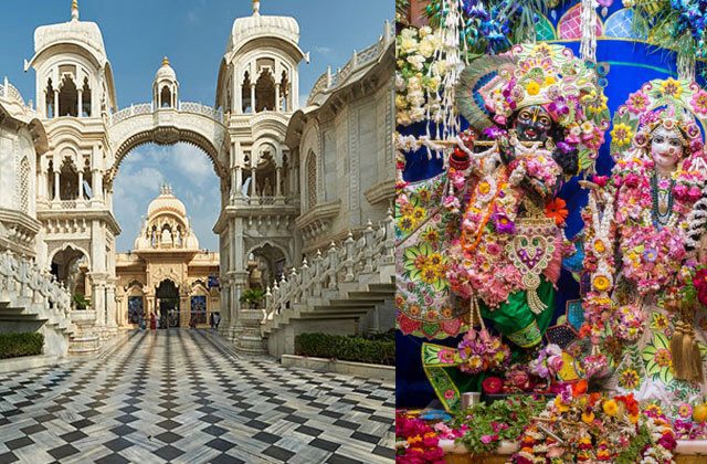 iskcon temple vrindavan radha krishna