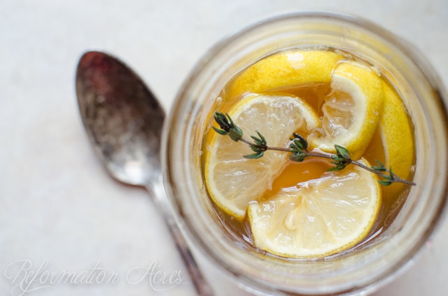 नींबू और खांसी का सिरप