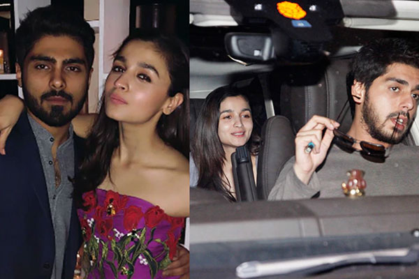 Alia Bhatt and Ali Dadarkar