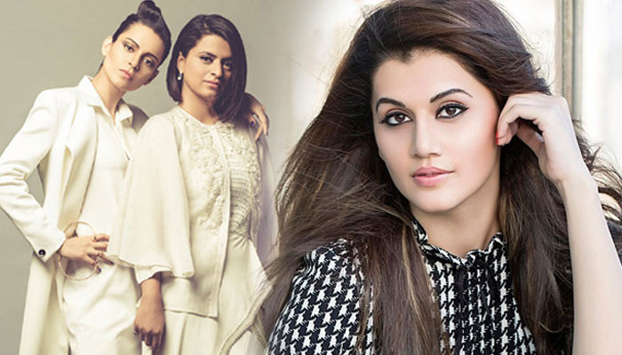 taapsee pannu says about kangana ranaut rangoli chandel