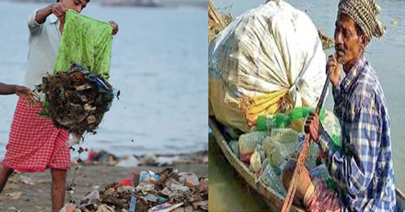 fisherman who clean ganga river