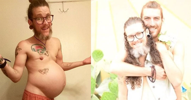 pregnant man and partner welcomed baby boy into their lives
