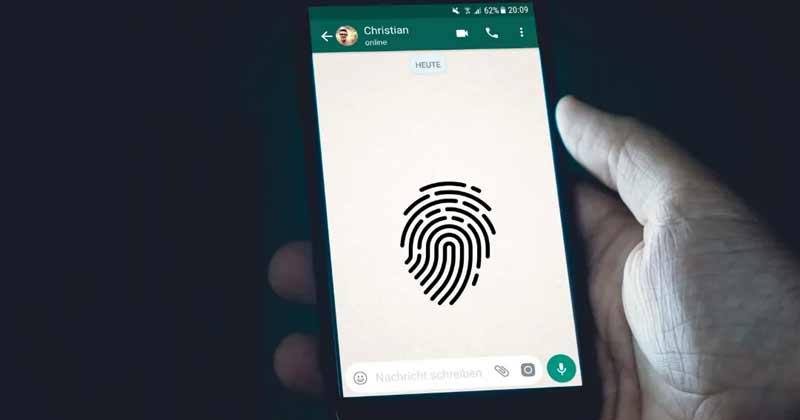 WhatsApp Fingerprint Lock