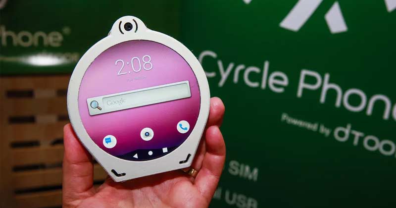 cyrcle phone with a round screen