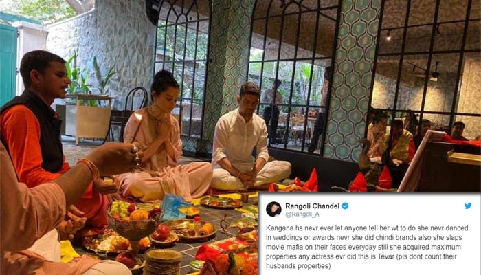 kangana inaugurates her production house manikarnika films mumbai