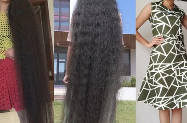 nilanshi patel holds the guinness world record for longest hair in the world