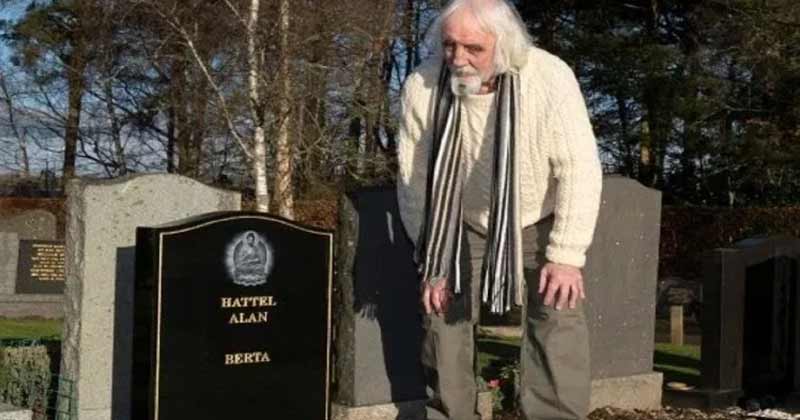 Old Man Shocked To Find His Own Grave In Cemetery In Scotland