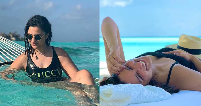 parineeti chopra enjoying her holidays in maldives recently