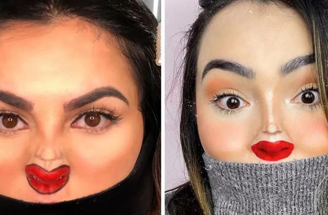 Tiny Face Makeup Challenge On Instagram TikTok