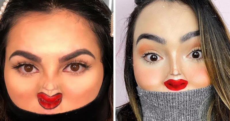 Tiny Face Makeup Challenge On Instagram TikTok