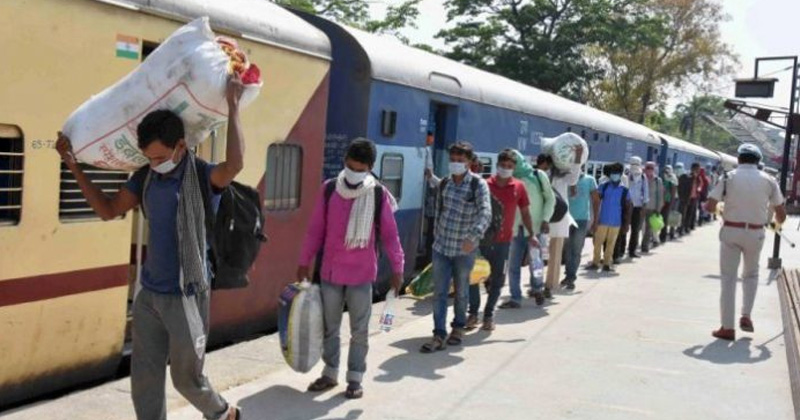 bihar mp and chhattisgarh government will pay train fare for labourers