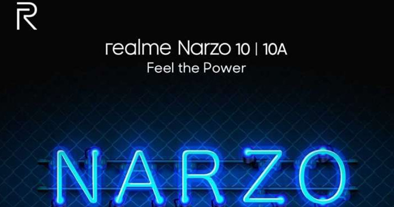 realme narzo 10 narzo 10a india launch today