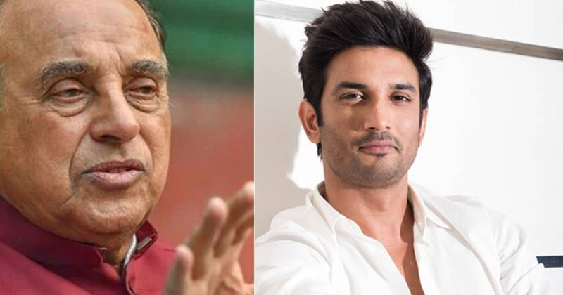 Subramanian Swamy call it Murder Sushant Singh Rajput Suicide Case