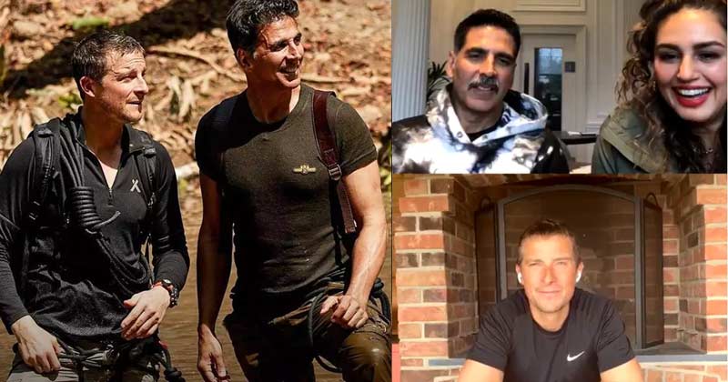 Akshay Kumar Live Chat With With Bear Grylls
