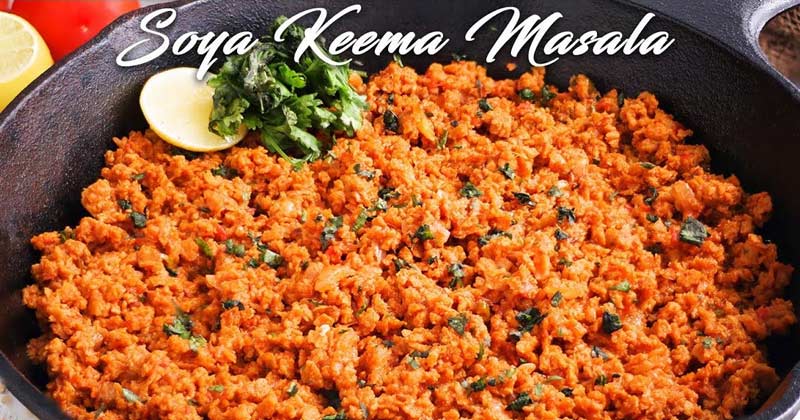 Soya Keema Masala Recipe In Hindi