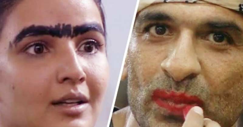 Eijaz Khan Wore red Lipstick Bigg Boss 14