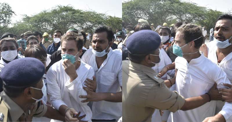 Rahul Gandhi Arrested By UP Police
