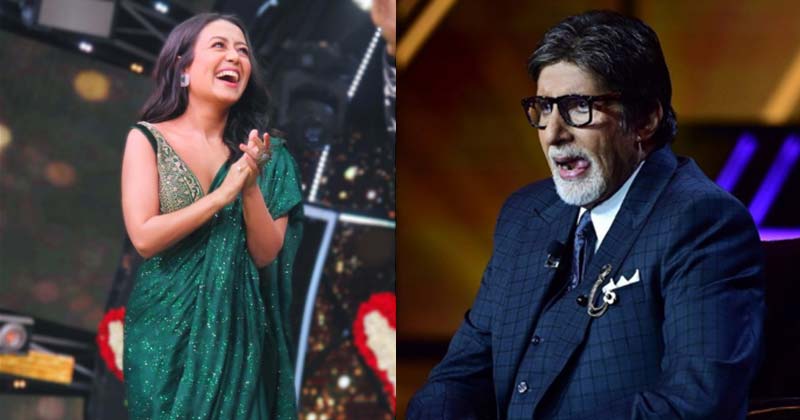 Neha Kakkar Imitates Amitabh Bachchan On Indian Idol Set