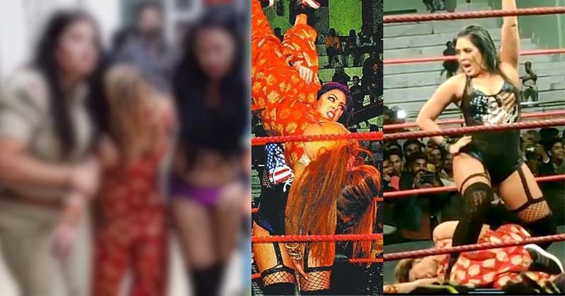 Rakhi Sawant In WWE Ring Viral Video