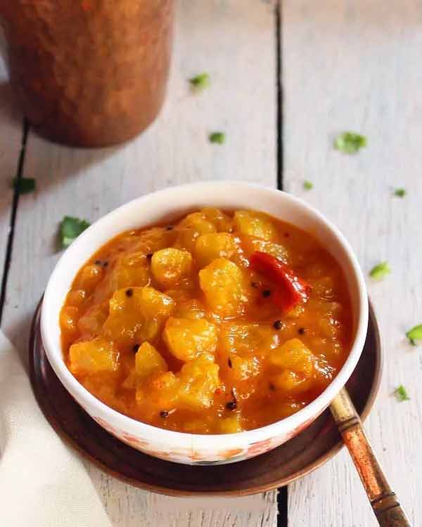 Pakki Keri Nu Shaak - Forgotten Indian Recipes In Hindi