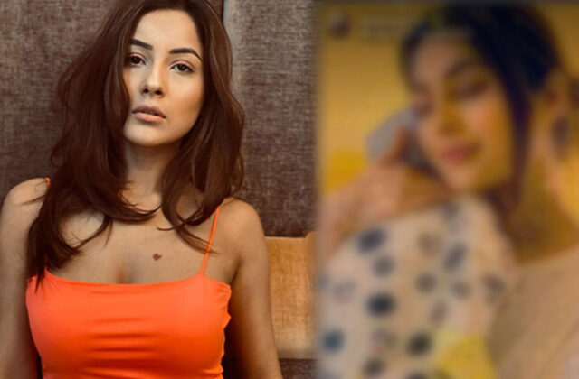 Shehnaaz gill Share Pictures with Holding baby Viral Photo