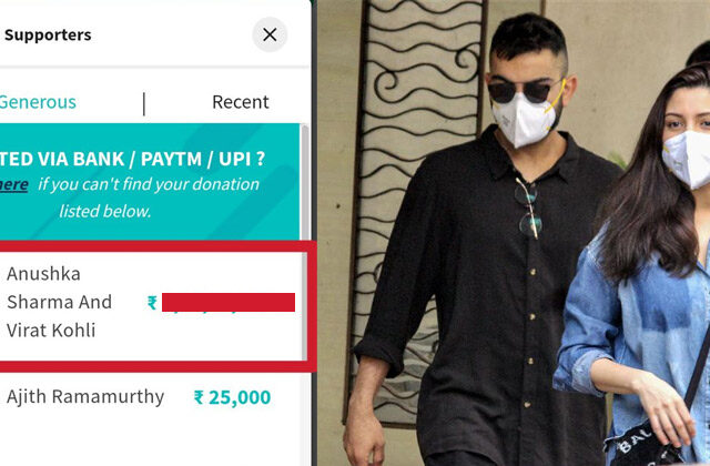 virat kohli and anushka sharma donated 2 crore amid covid 19