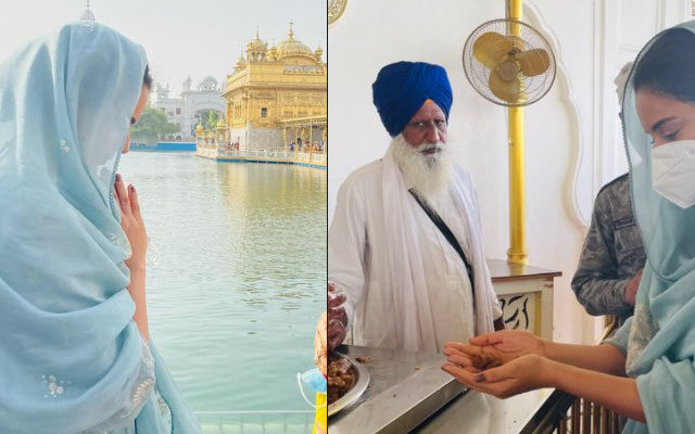 Kangana Ranaut visits Golden Temple in Amritsar