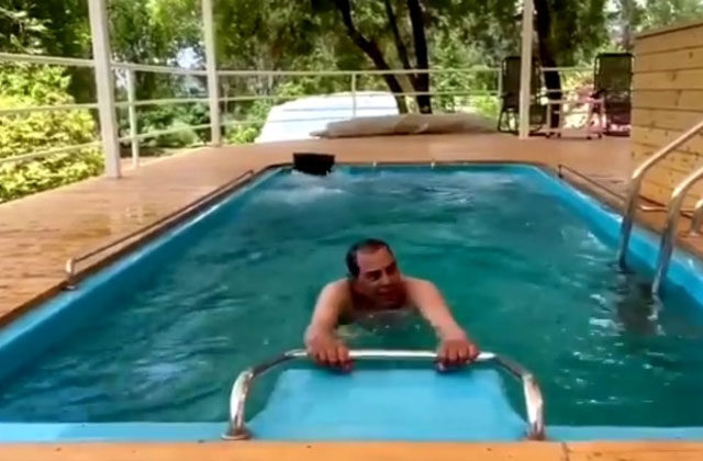 Dharmendra deol Promoting Yoga Shares Video