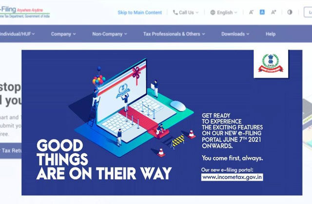 New Income Tax E-Filing Website Launched