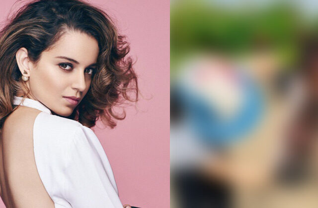 Kangana Ranaut begins her morning with a furry friend
