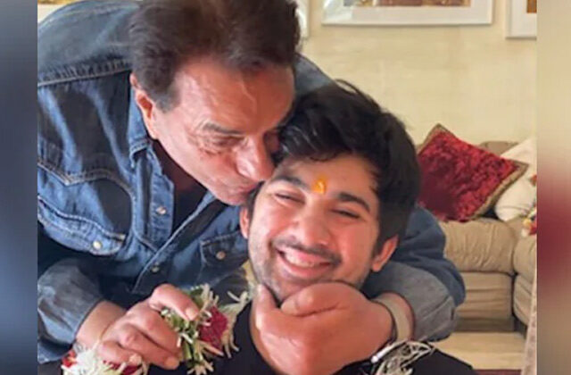 Dharmendra shares grandson Karan Deol's video