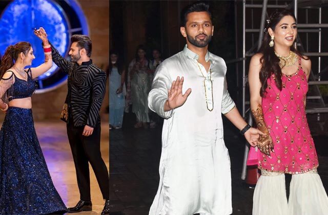 Rahul vaidya Disha Parmar Sangeet Party