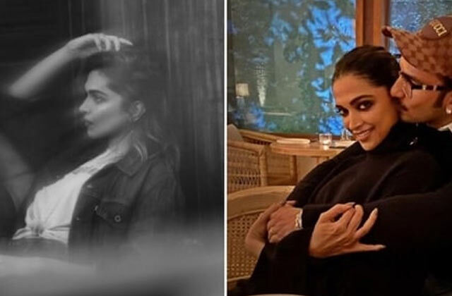 Ranveer Singh's reaction on Deepika Padukone's monochrome picture
