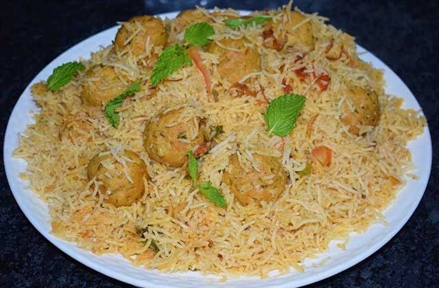 Chicken Kofta Pulao Recipe In Hindi
