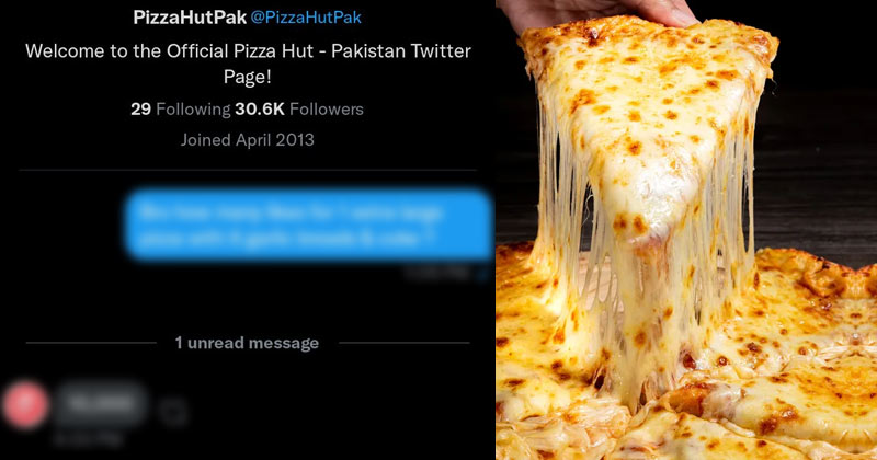 Pakistani Man Tweet for Free Pizza
