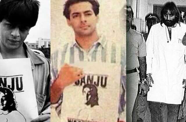 Salman Khan Shahrukh Khan Support Sanjay Dutt Bombay Blasts Case