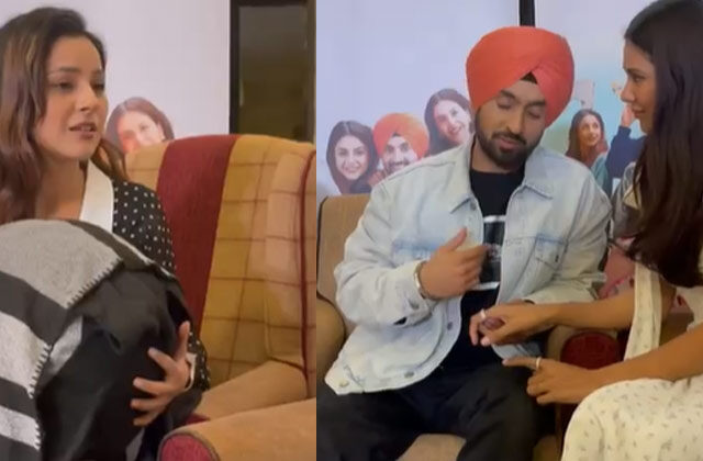 Shehnaaz Gill Back To Work With Diljit Dosanjh Honsla Rakh