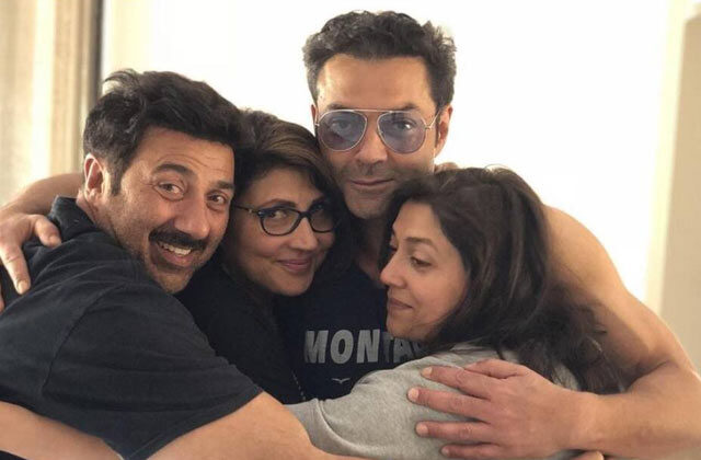 Sunny Deol’s birthday Bobby Deol shares photo sisters Ajeita and Vijet