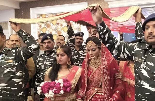 CRPF Personnel Attend Wedding of Slain Soldier's Sister as Elder Brothers