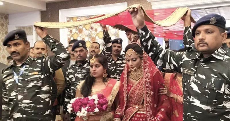 CRPF Personnel Attend Wedding of Slain Soldier's Sister as Elder Brothers