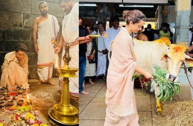 Kangana Ranaut Visit Rahu Ketu Temple