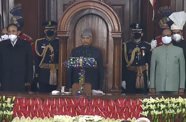 Budget Session President Ram Nath Kovind Address Parliament