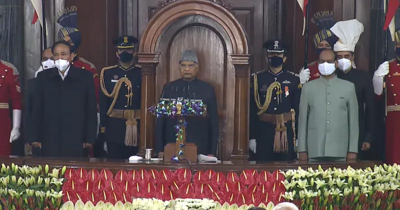 Budget Session President Ram Nath Kovind Address Parliament