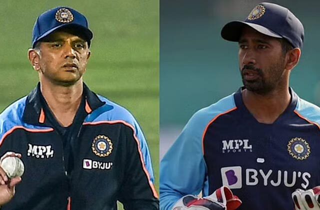 Rahul Dravid on Wriddhiman Saha