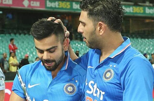 Yuvraj Singh Gifts Virat Kohli Golden Boots