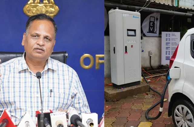 100 E-Vehicle Charging Stations in Delhi