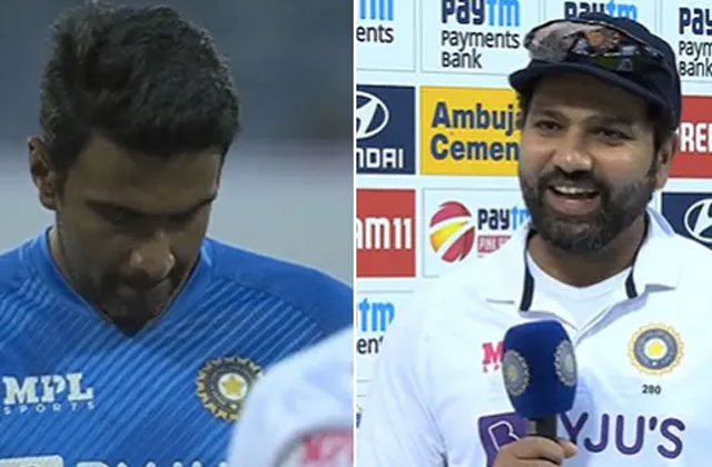 Rohit Sharma On Ravichandran Ashwin