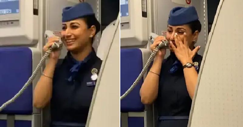 Flight Attendant Farewell Emotional Speech Viral On Social Media