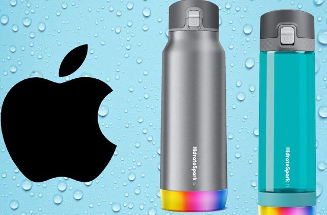 Apple water bottle that costs ₹4600 in India