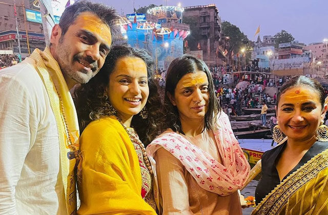 Dhaakad girl Kangana Ranaut in Varanasi